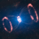 Illustration for article titled Behold the Majesty of a Supernovas Triple Halo Explosion